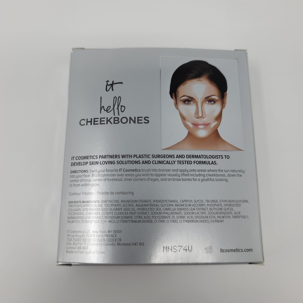 IT Cosmetics Hello Cheekbones Matte Bronzer Love Highlighter Contour Duo New - Picture 7 of 8